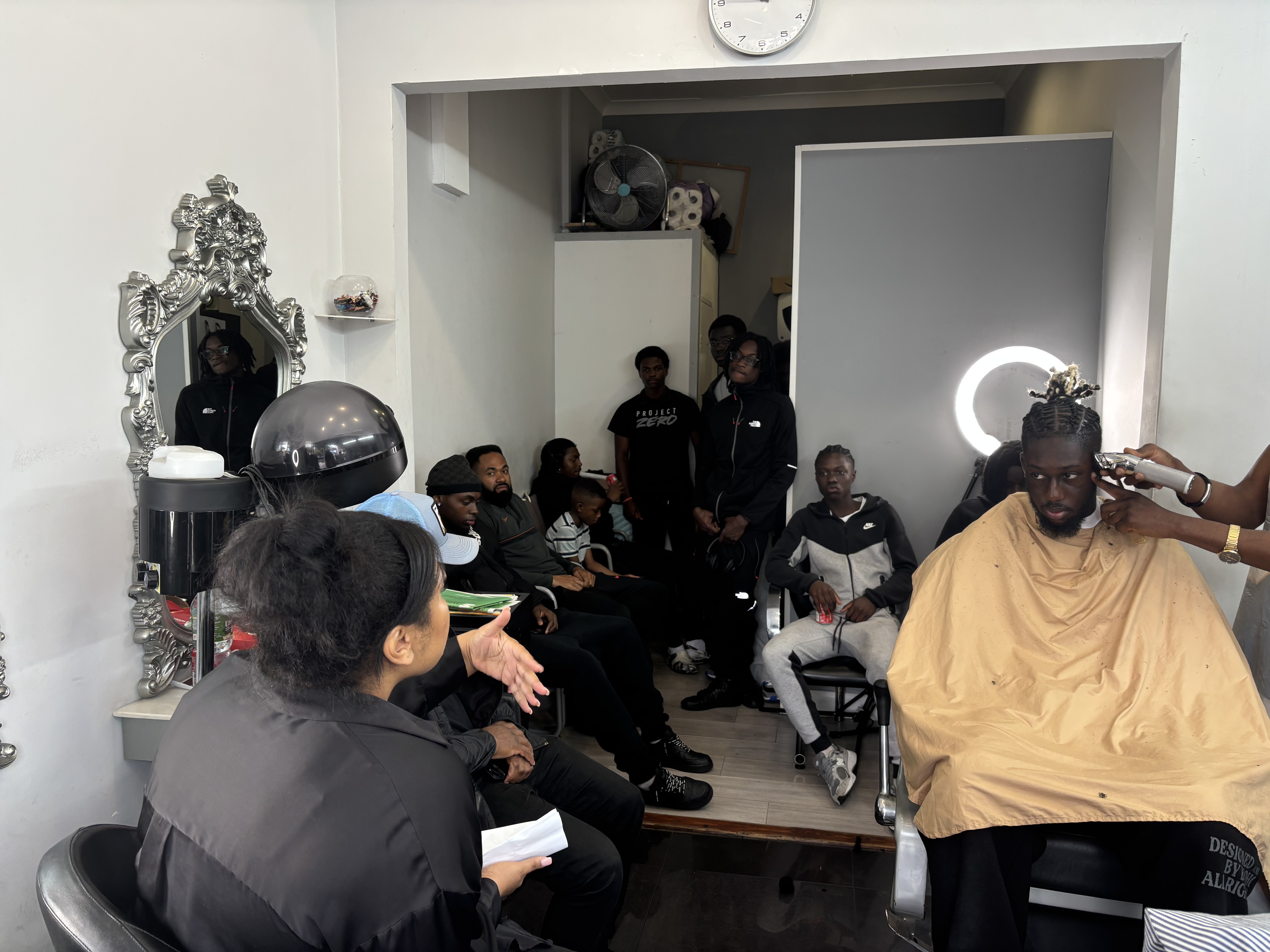 The Barber Shop Talks session at World Cutz, Walthamstow