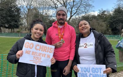 From Injury to Impact: Chris Runs 10K for Spark2Life
